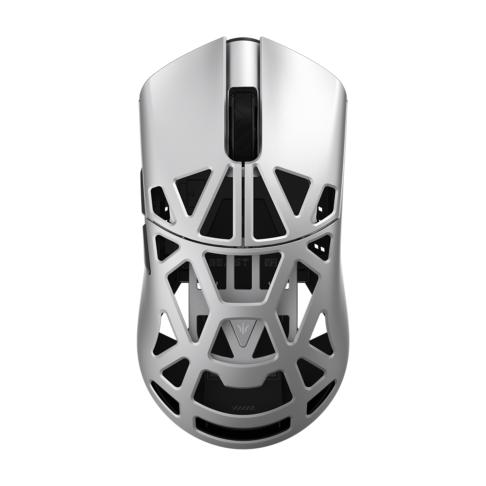 BEAST X V2 Med × TheShy Silver Gaming Mouse | WLMOUSE