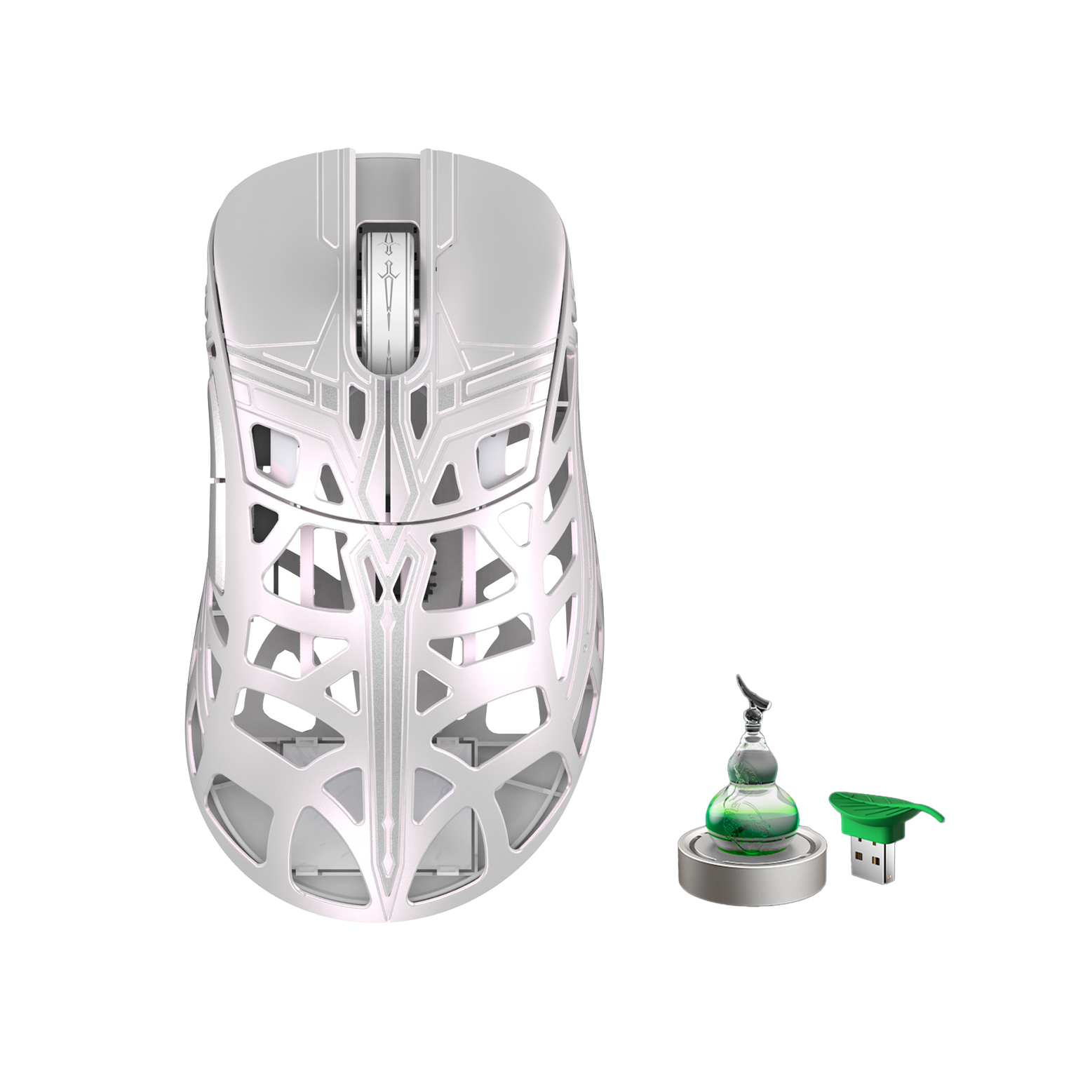 WLMOUSE × The Swords Magnesium Gaming Mouse-white