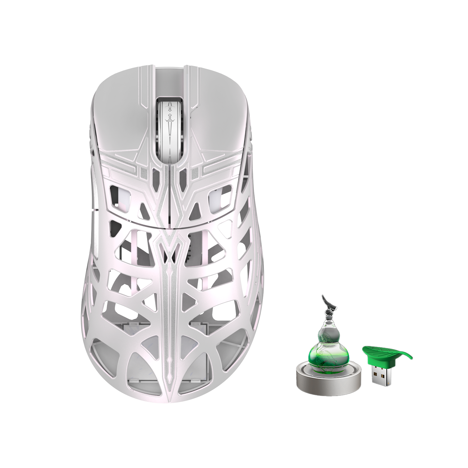 WLMOUSE × The Swords Magnesium Gaming Mouse-white