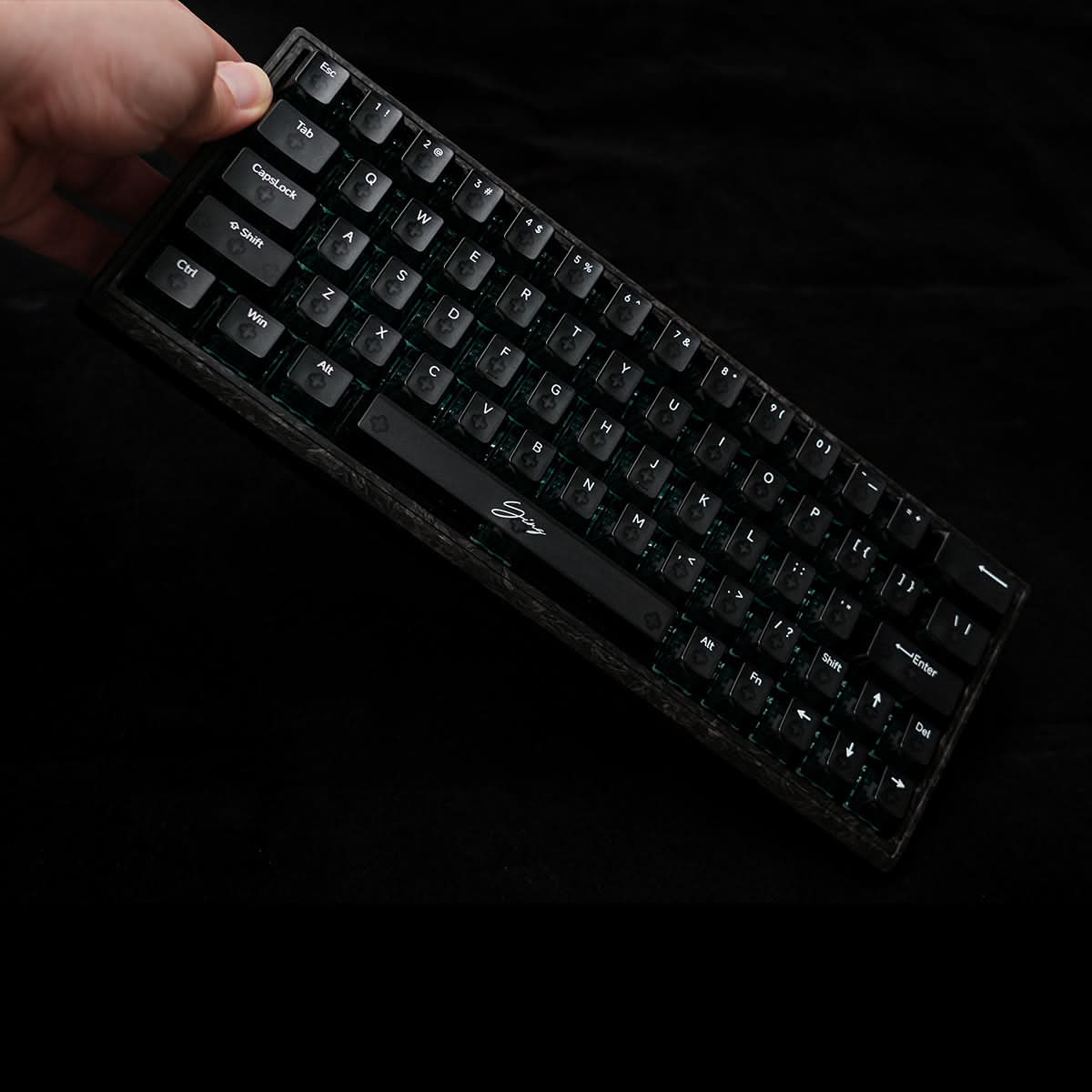 YING63 Forged Carbon Fiber Keyboard-MO