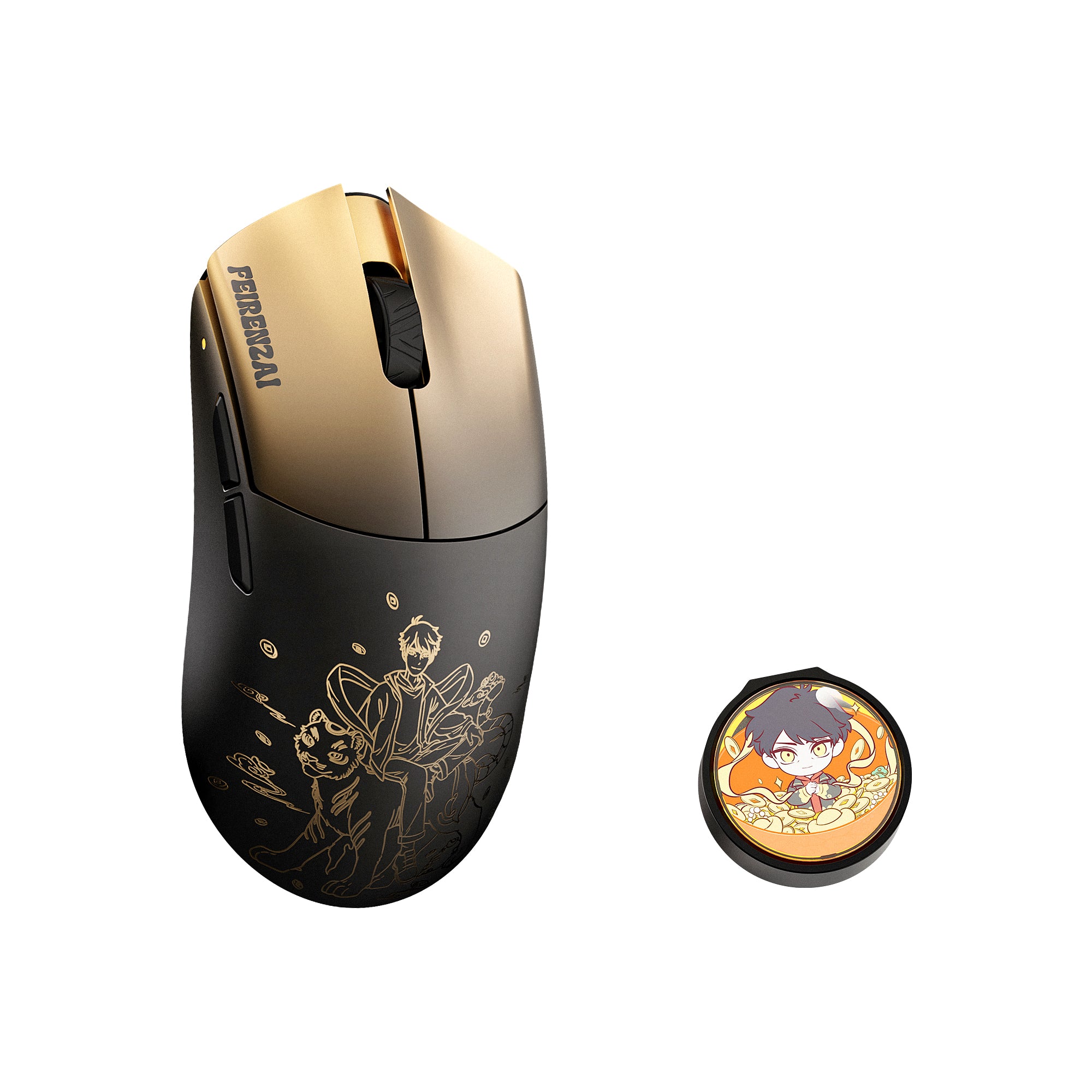 WLMOUSE Beast G Mini/Medium/Max Gaming Mouse X FEIRENZAI ZGM Black