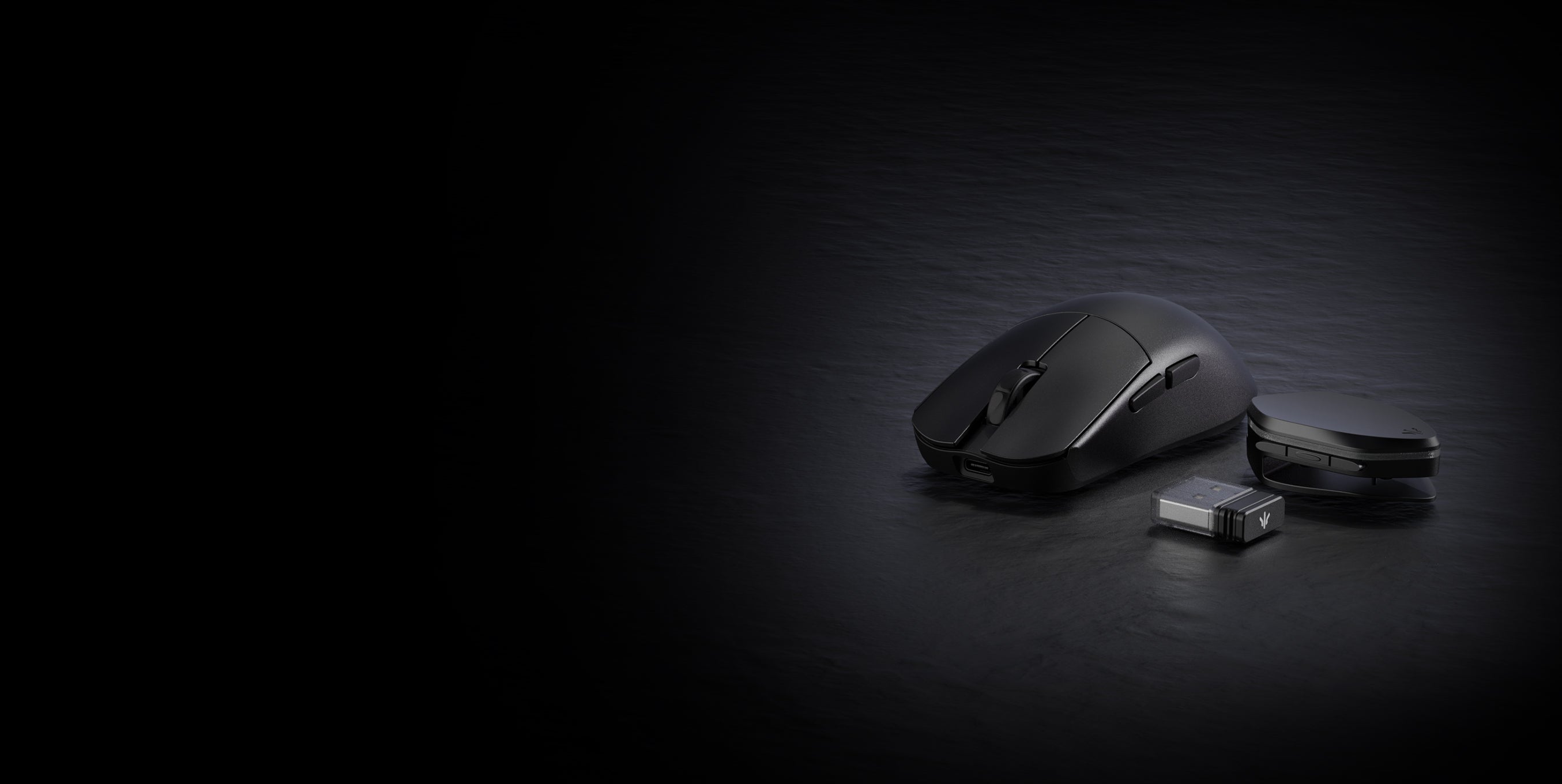 WLMOUSE Ying Wireless Gaming Mouse +8K dongle+1K nano Black