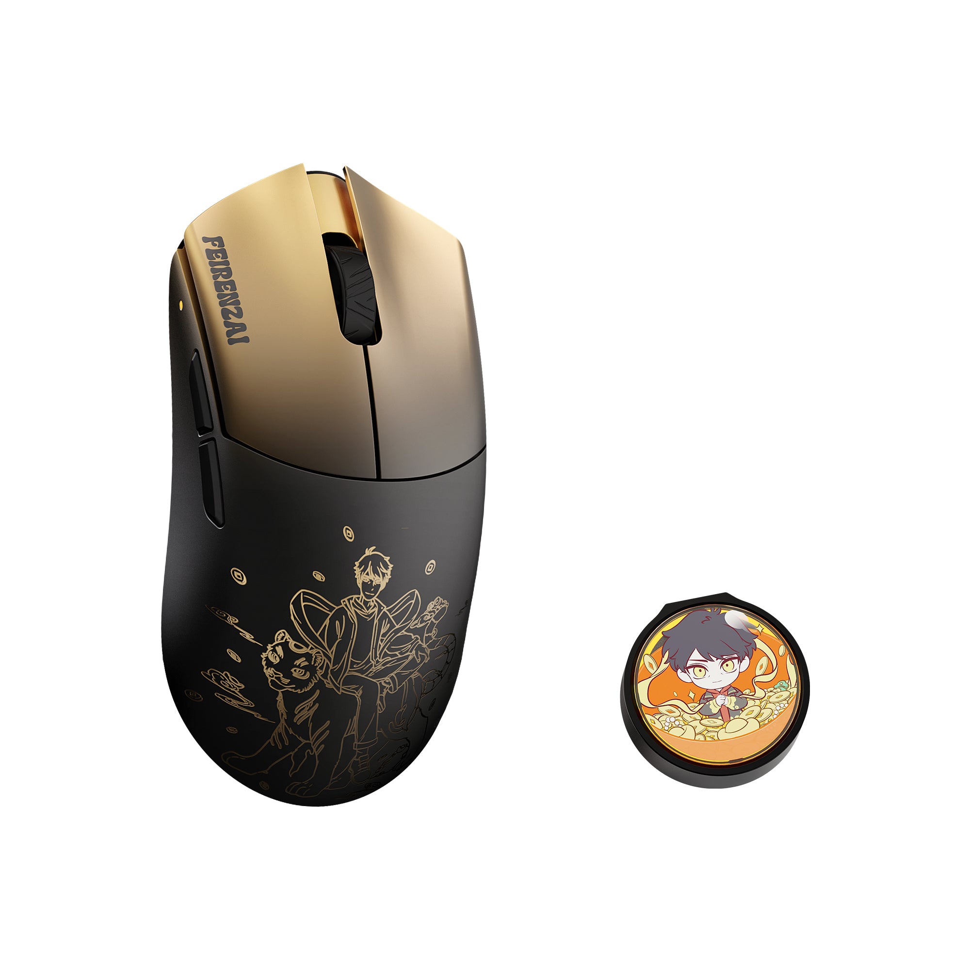 WLMOUSE Beast G Mini/Medium/Max Gaming Mouse X FEIRENZAI ZGM Black