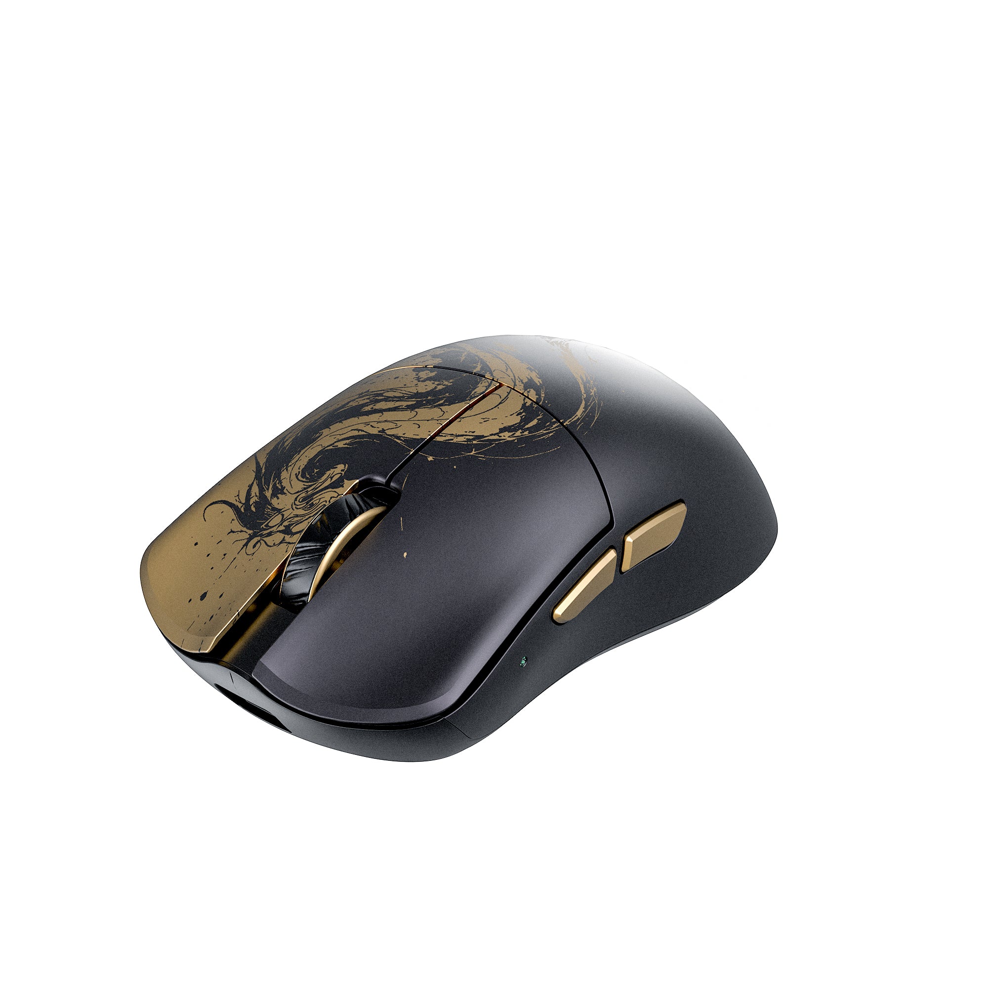Huan M × Xi'an Museum Limited Edition Magnesium Alloy Gaming Mouse - Black / Gold