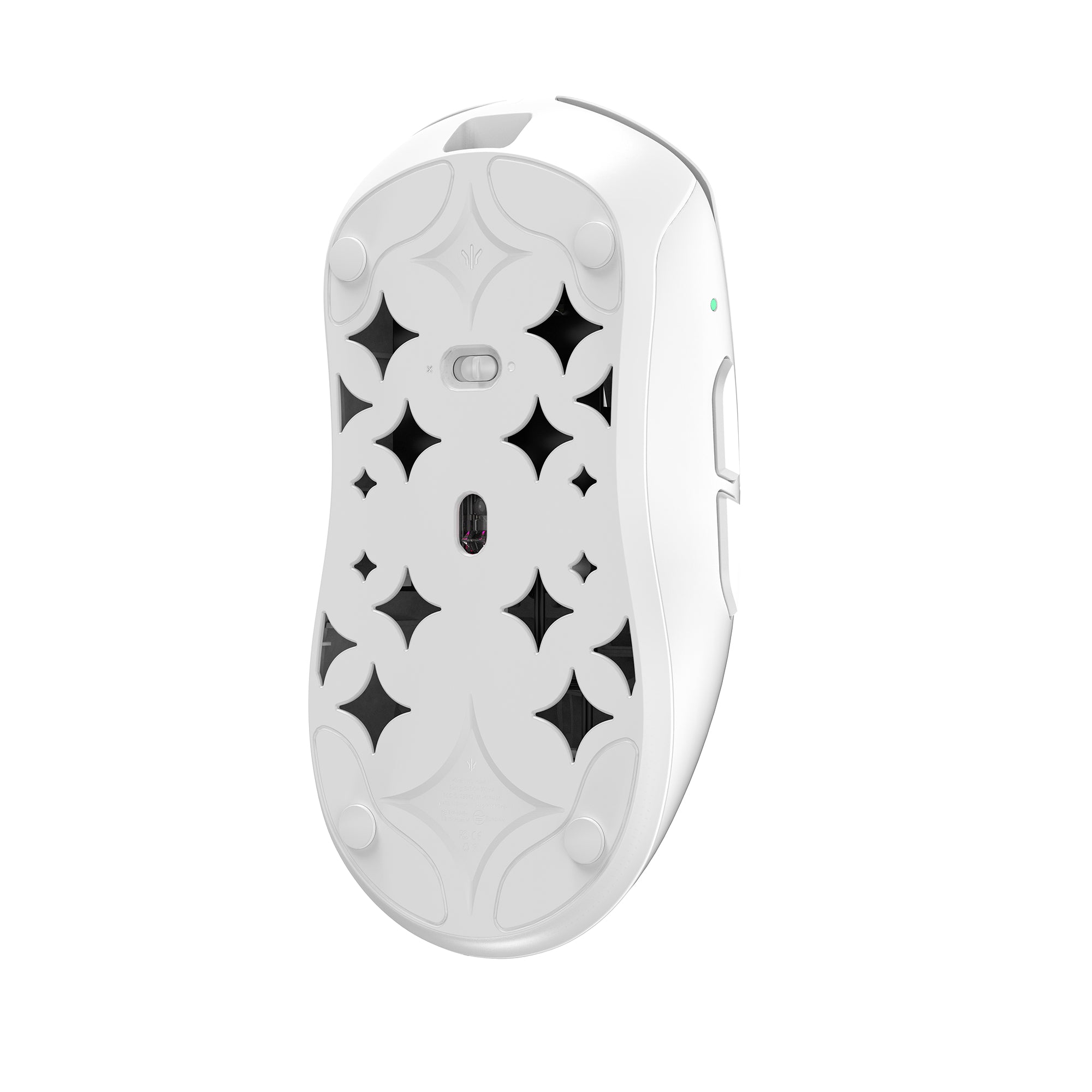 Huan M × Xi'an Museum Limited Edition Magnesium Alloy Gaming Mouse - White / Silver