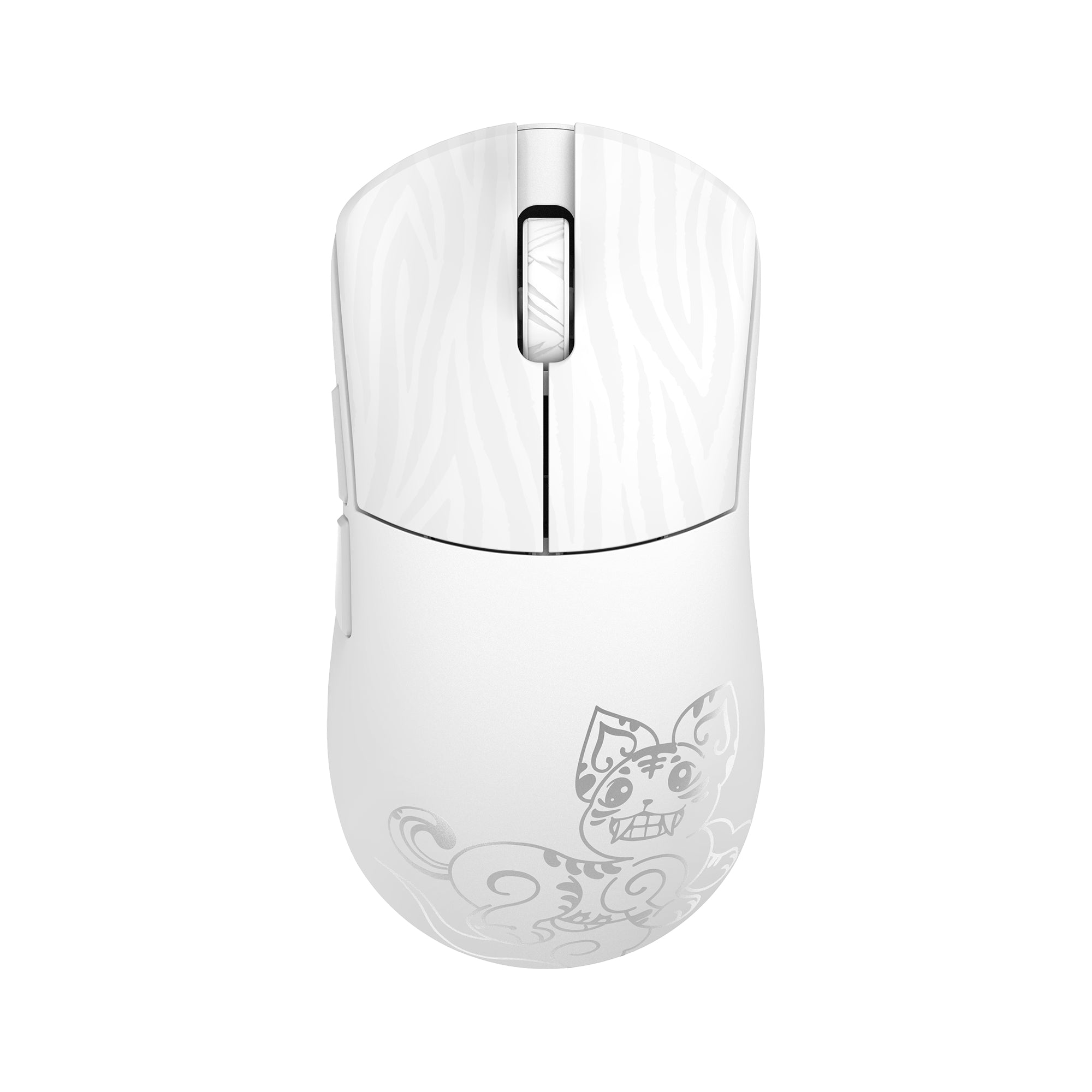 Huan M × Xi'an Museum Limited Edition Magnesium Alloy Gaming Mouse - White / Silver
