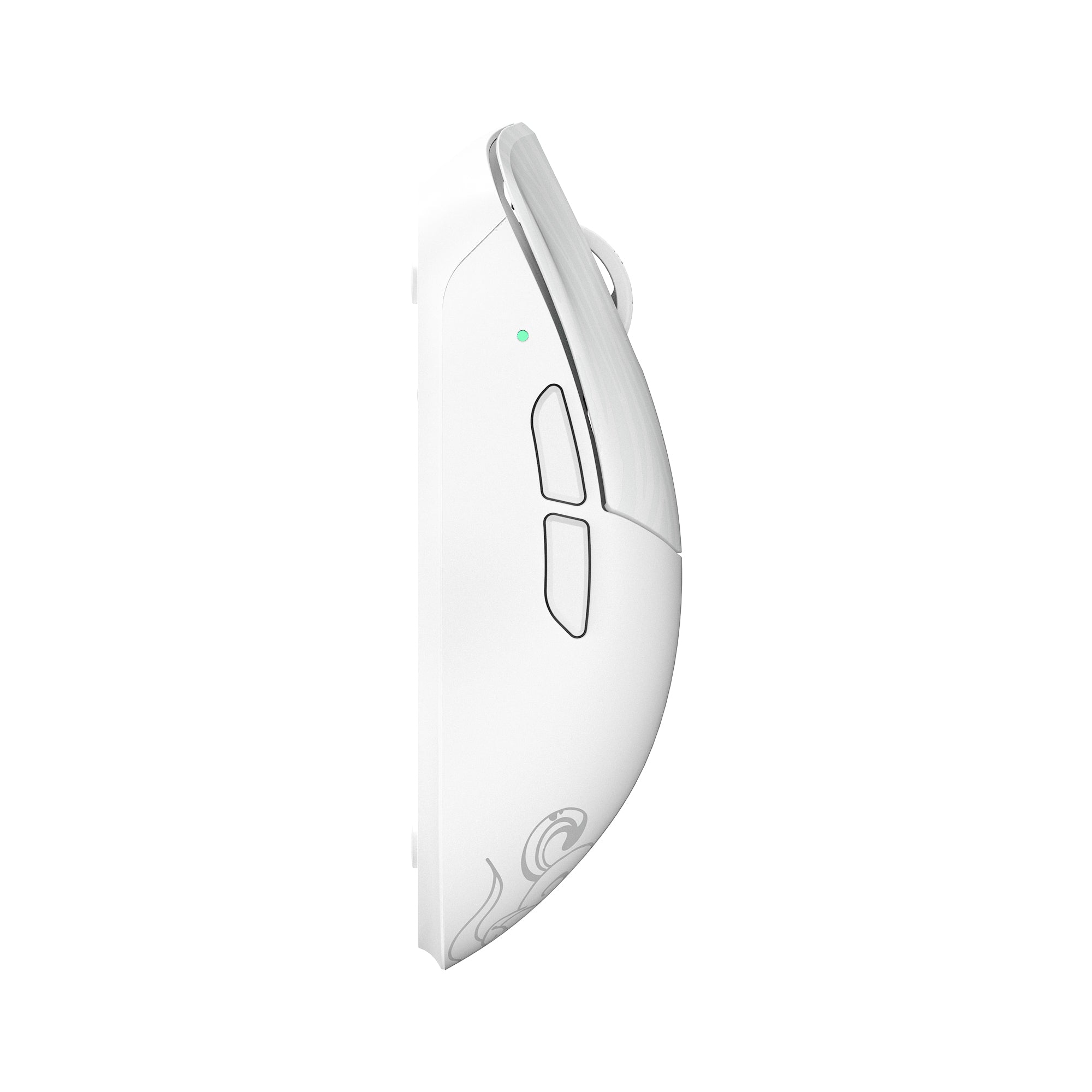 Huan M × Xi'an Museum Limited Edition Magnesium Alloy Gaming Mouse - White / Silver