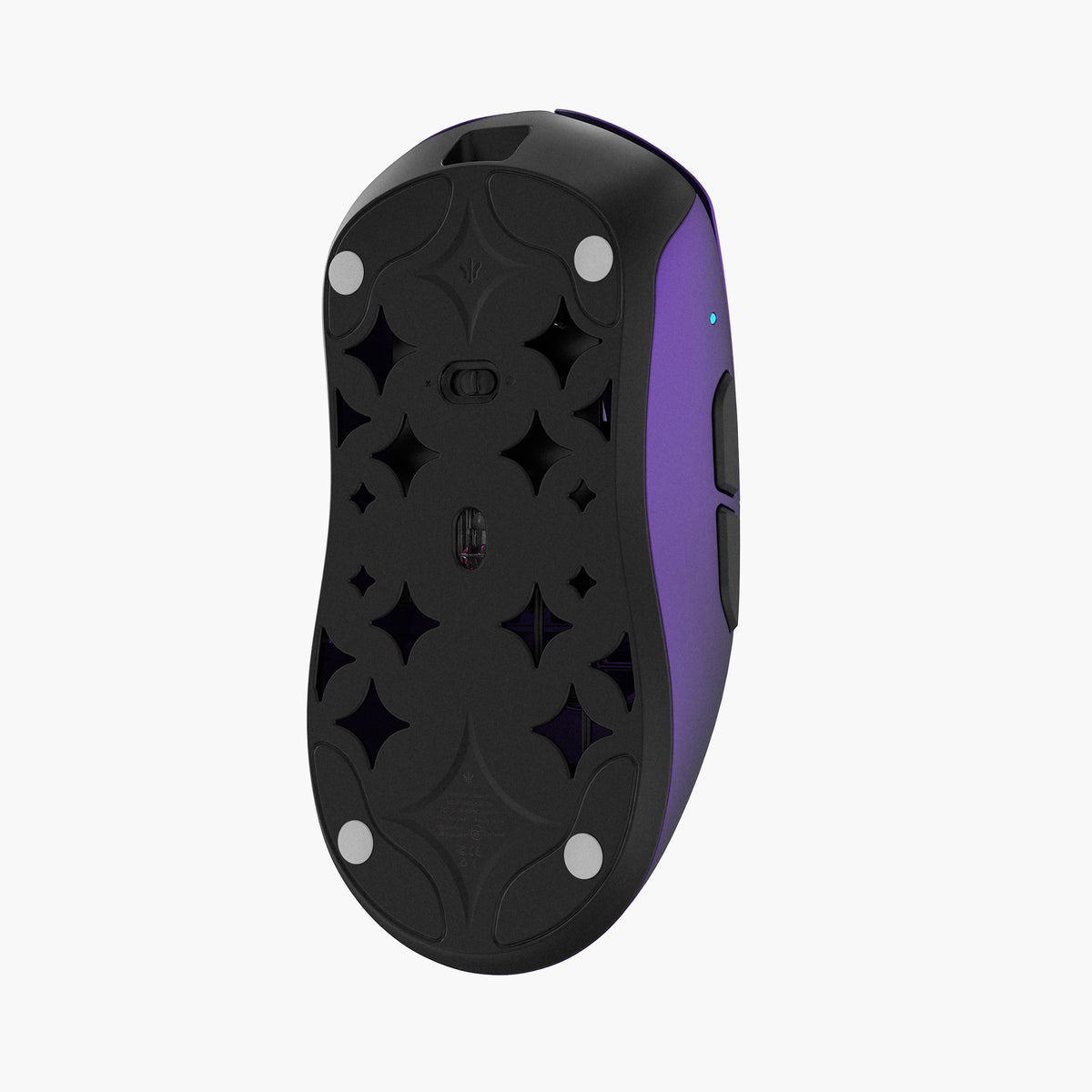 WLMOUSE HUAN M Stainless Magnesium Alloy Gaming Mouse - Purple
