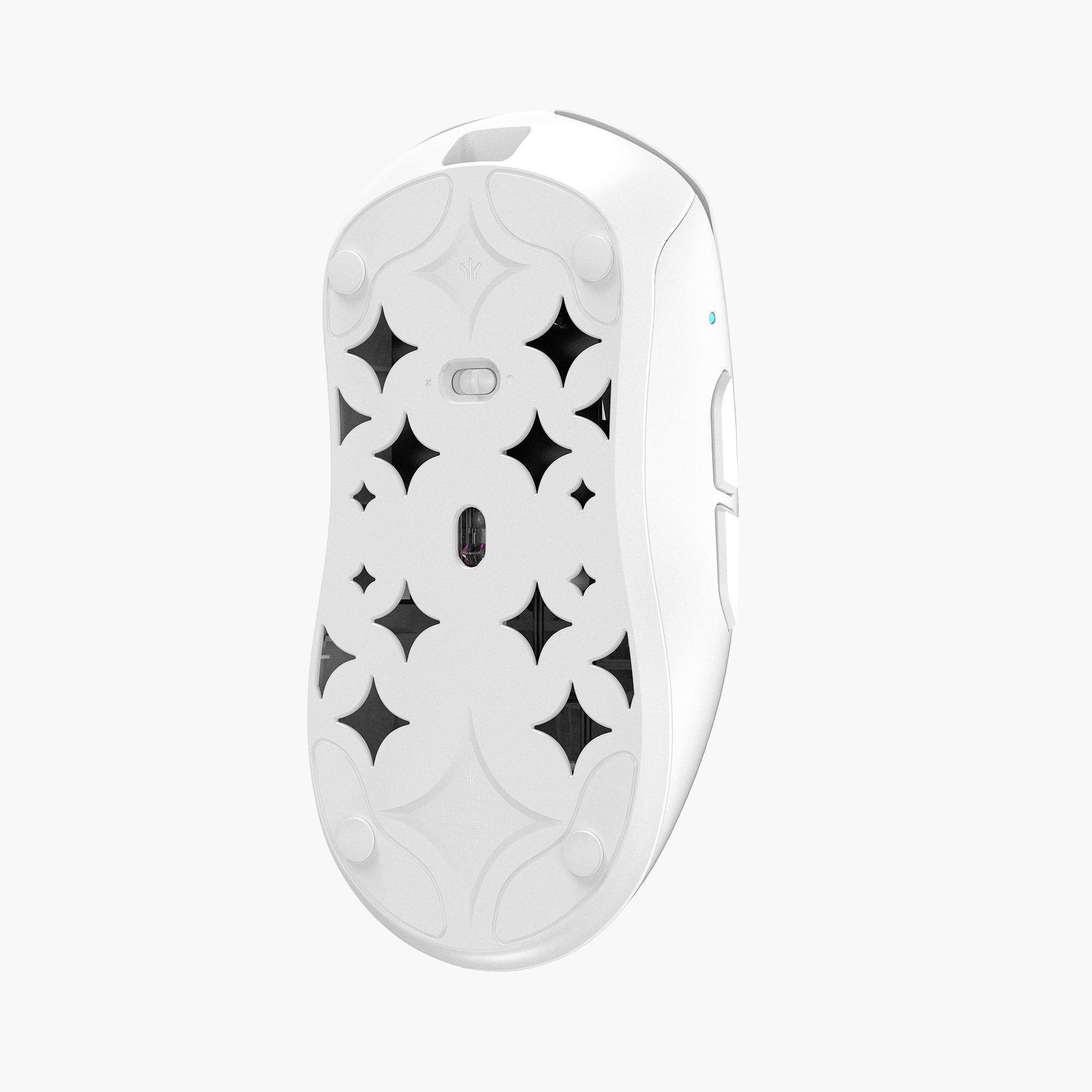 WLMOUSE HUAN M Stainless Magnesium Alloy Gaming Mouse - White