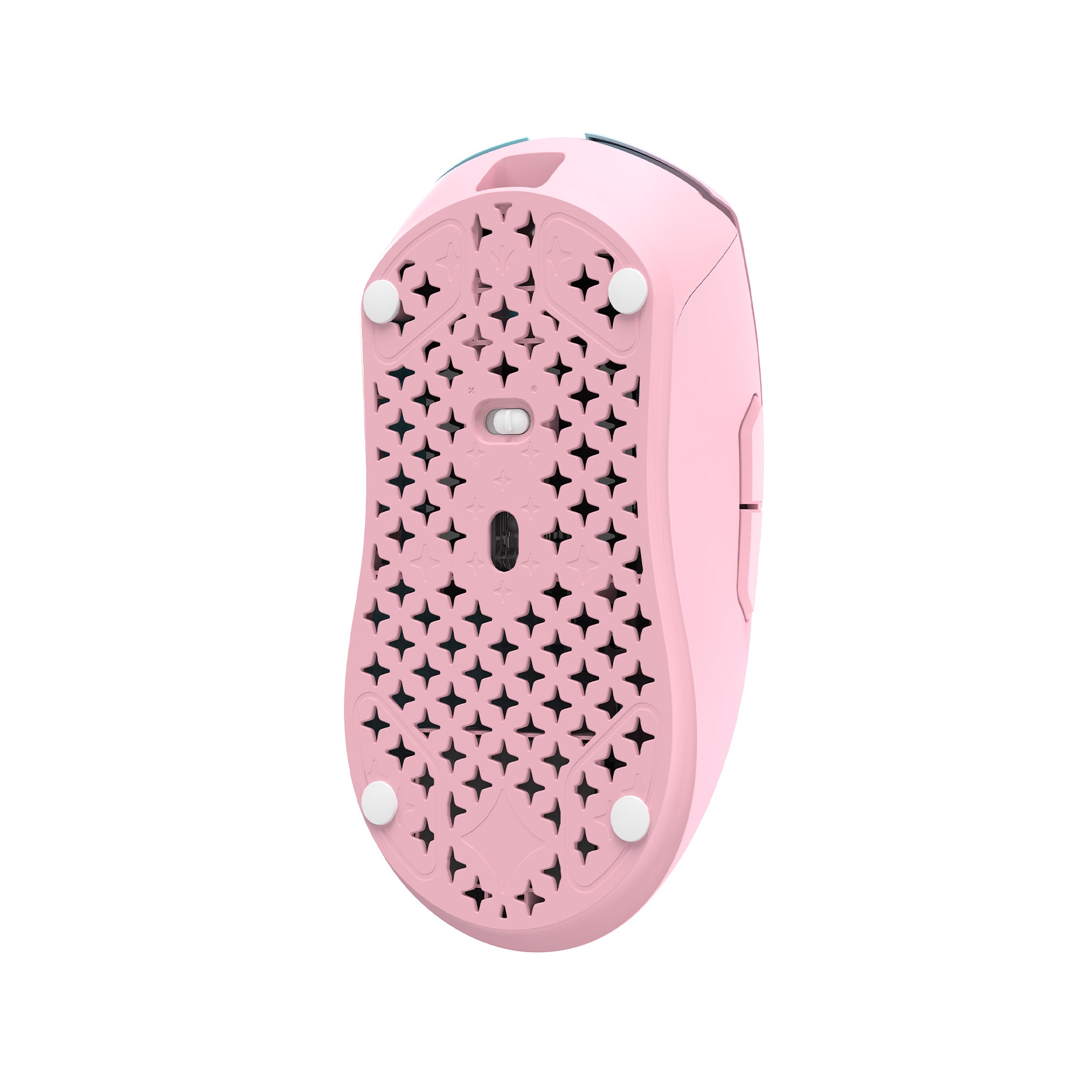 WLMOUSE HUAN Stainless Magnesium Alloy Gaming Mouse - Blue/Pink
