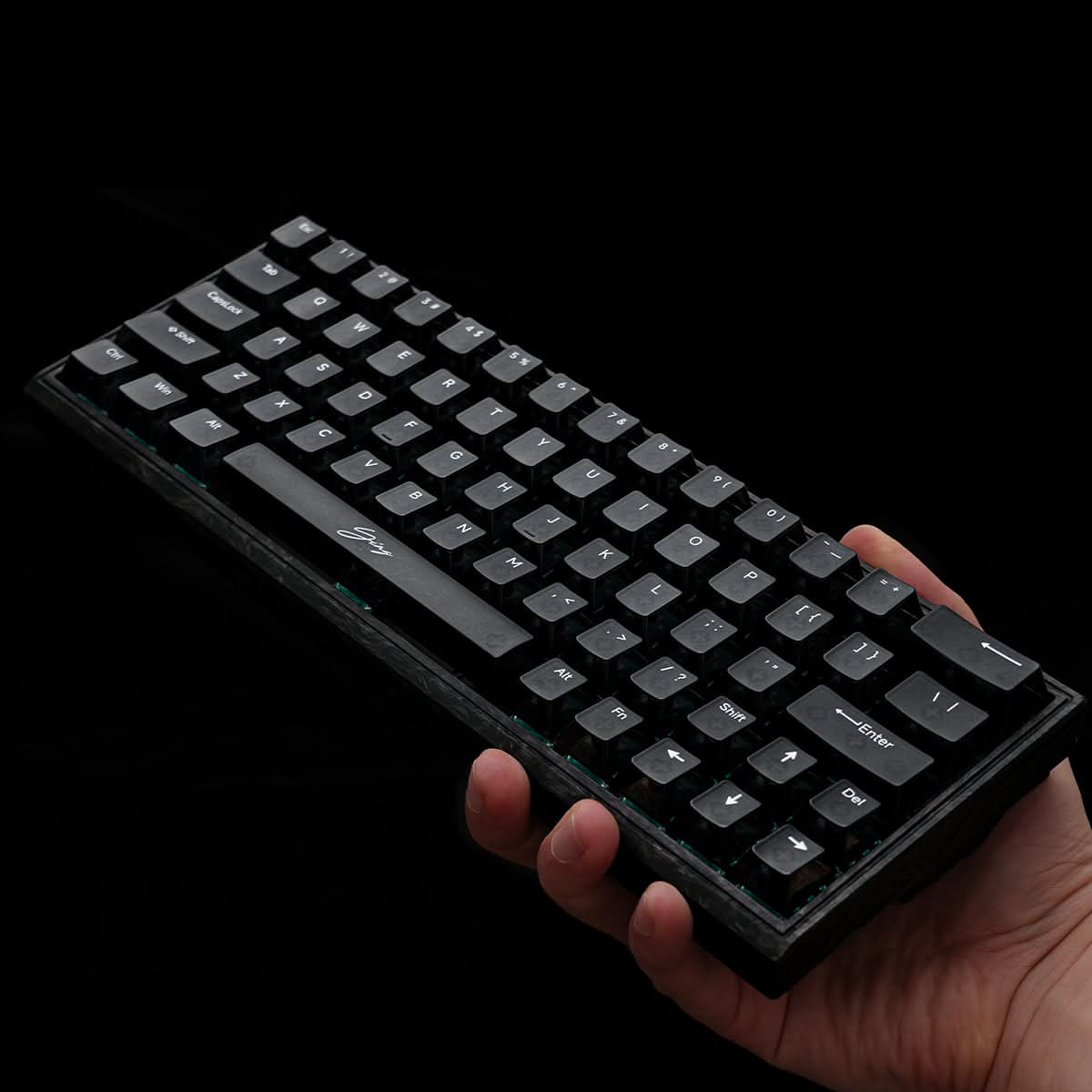 YING63 Forged Carbon Fiber Keyboard-MO