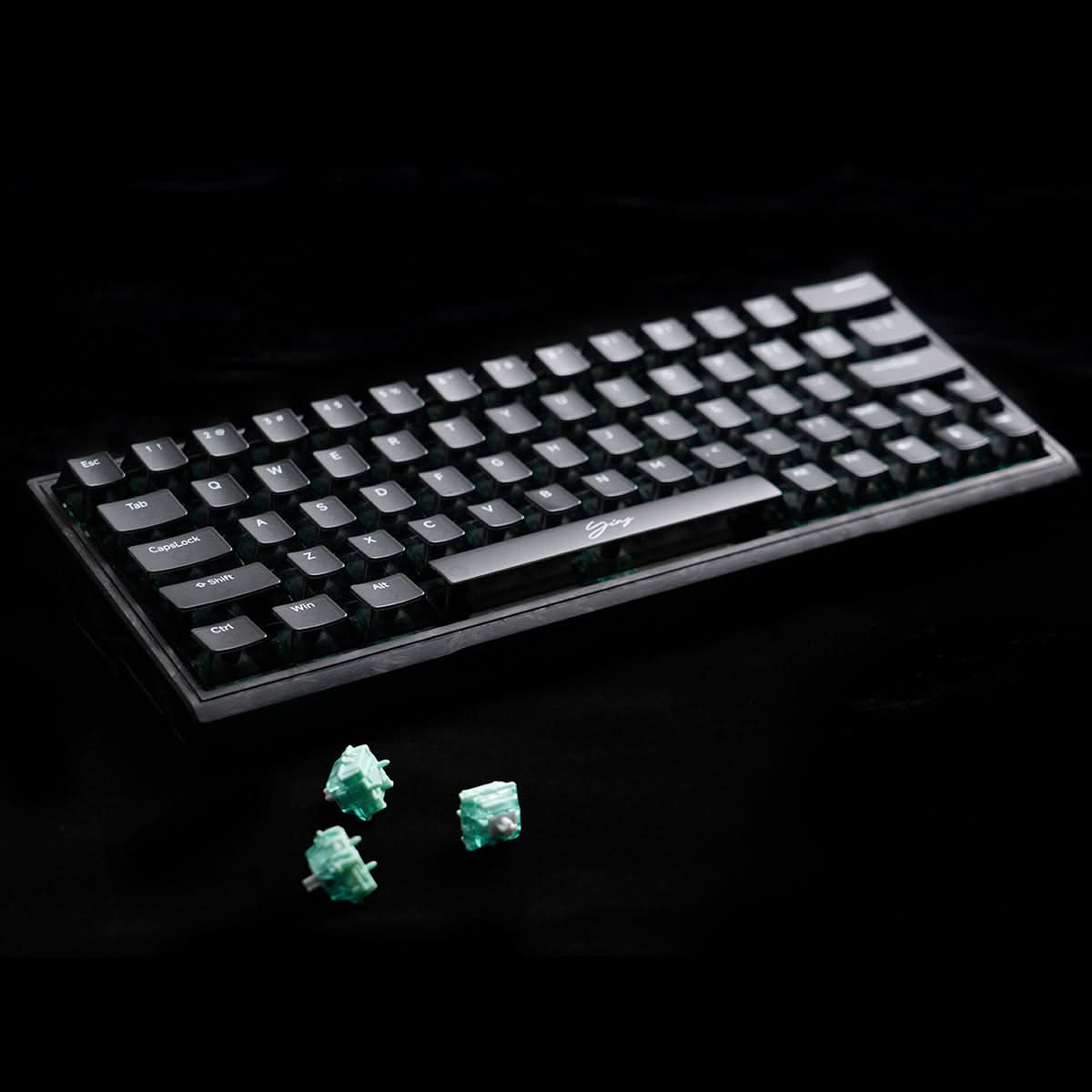 YING63 Forged Carbon Fiber Keyboard-MO