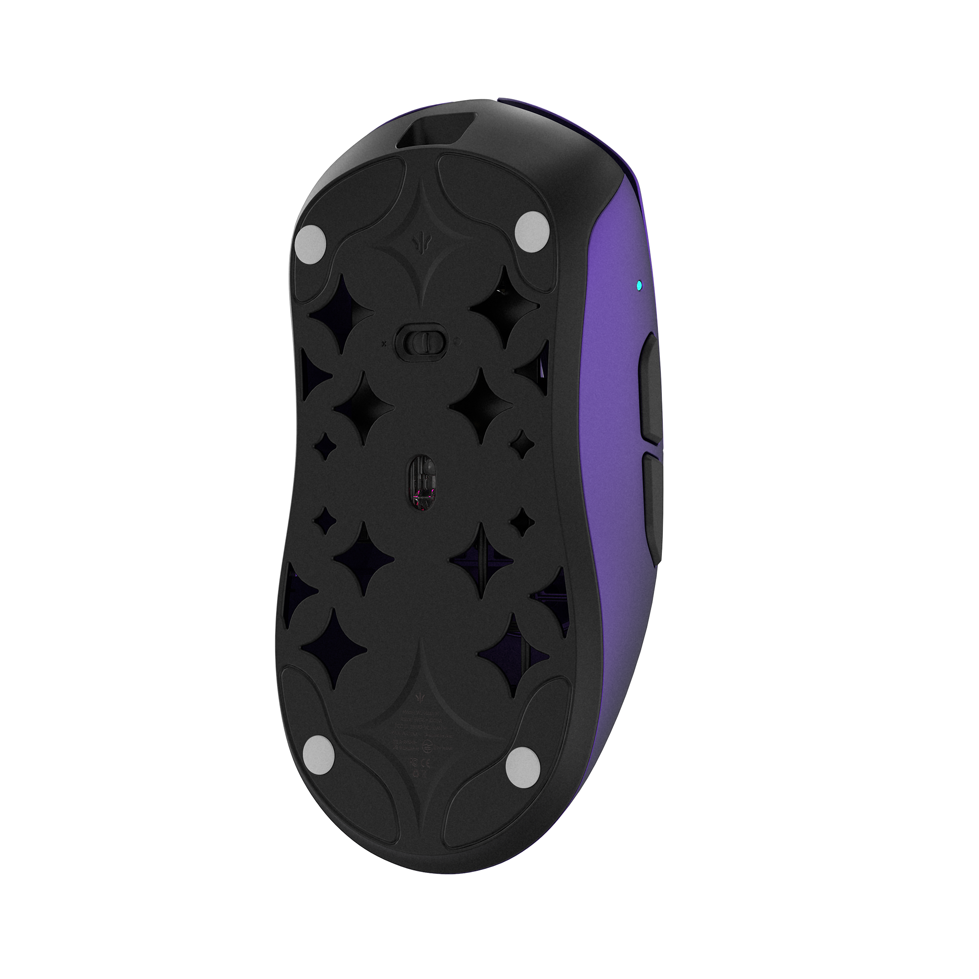 WLMOUSE HUAN M  Stainless Magnesium Alloy Gaming Mouse - Purple