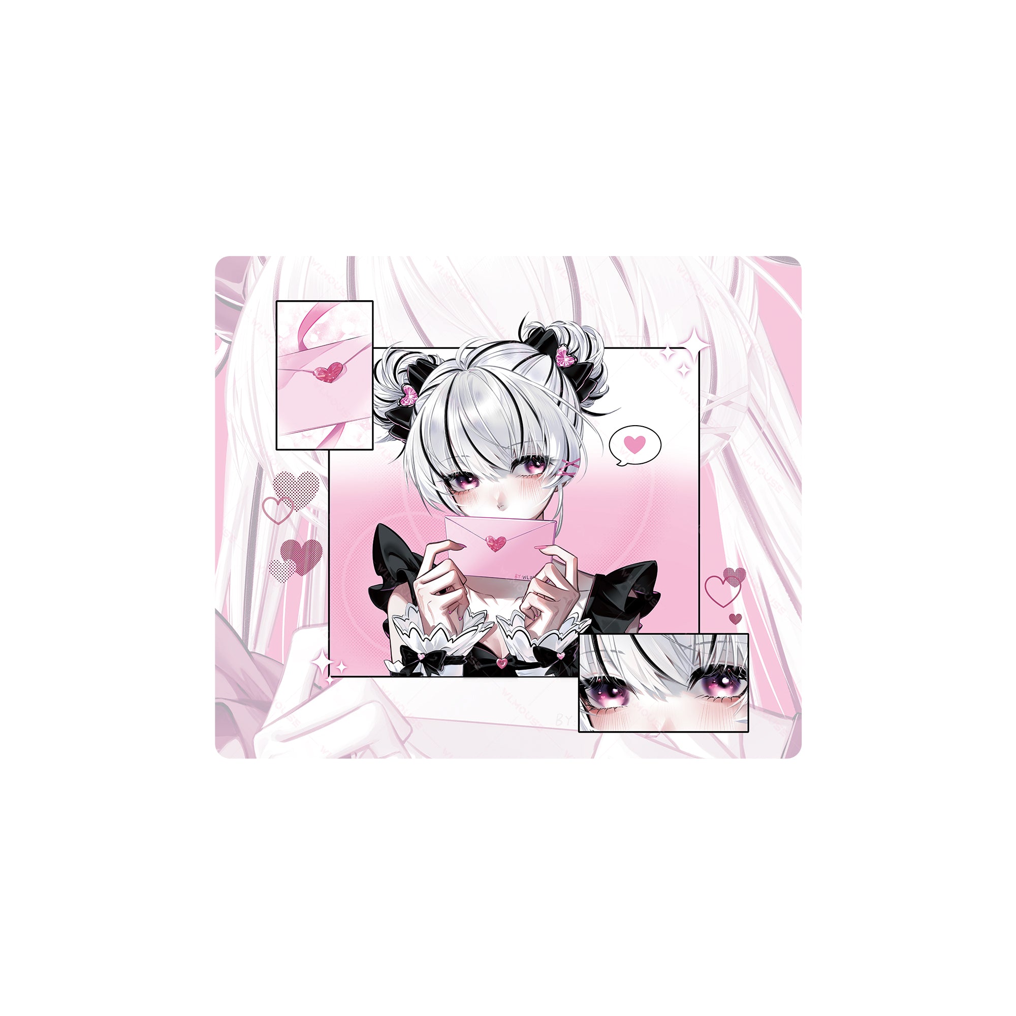 WLMOUSE Love Letter Gaming Mouse Pad