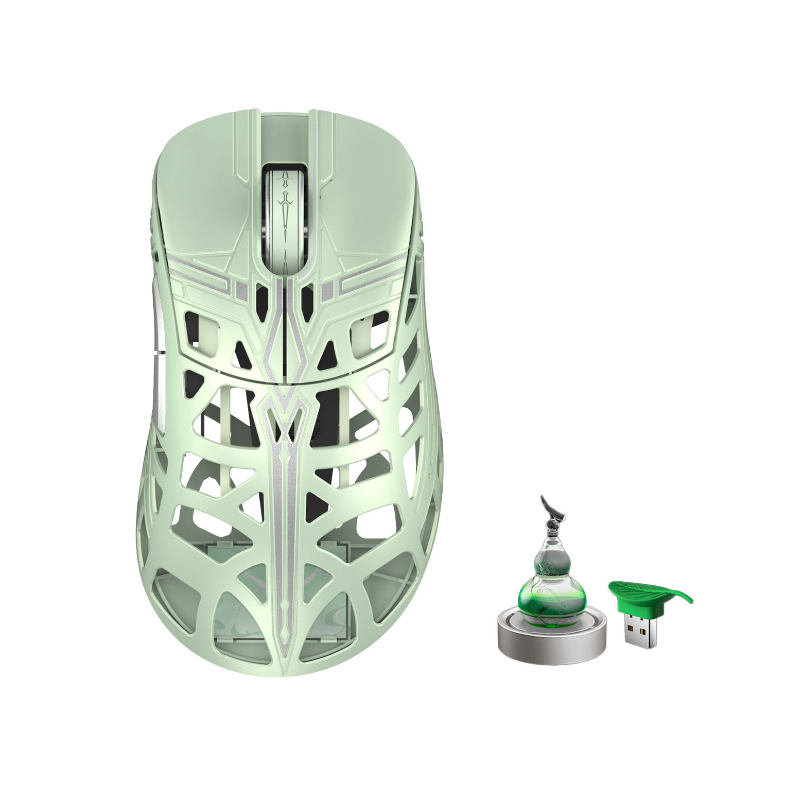 WLMOUSE × The Swords Magnesium Gaming Mouse-mint green