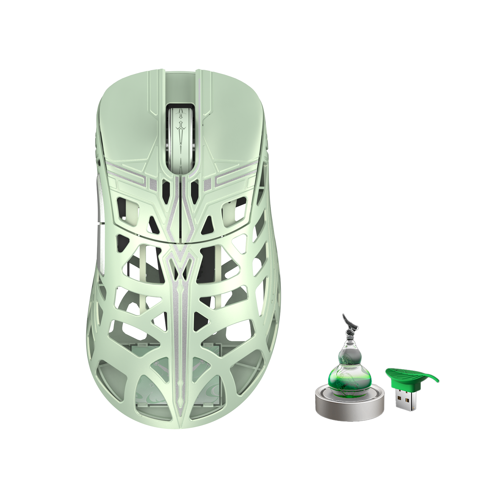WLMOUSE × The Swords Magnesium Gaming Mouse-mint green