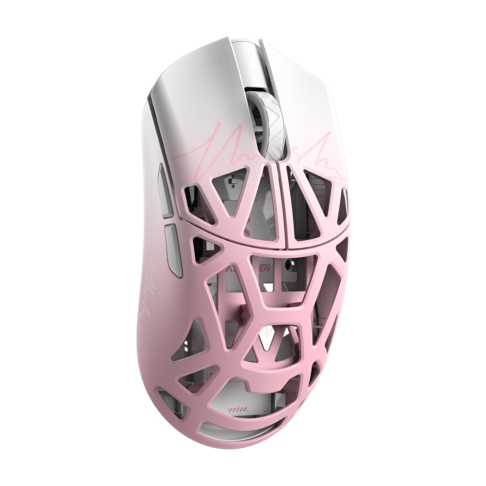BEAST X V2 Max × TheShy White/Pink Gaming Mouse | WLMOUSE