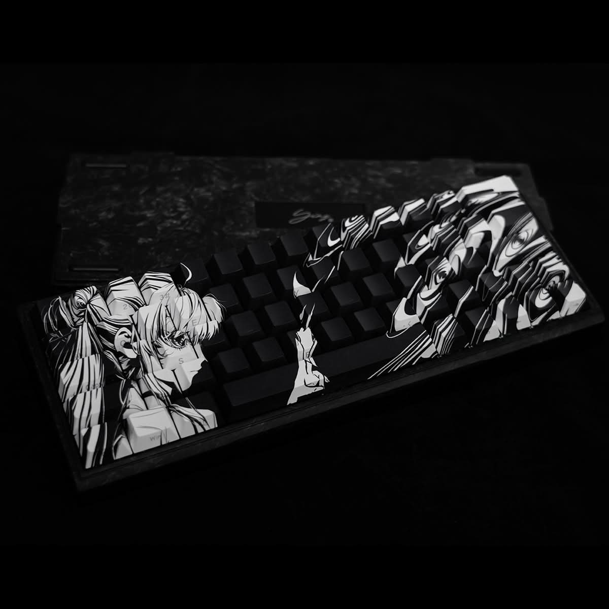 YING63 Forged Carbon Fiber Keyboard-LING