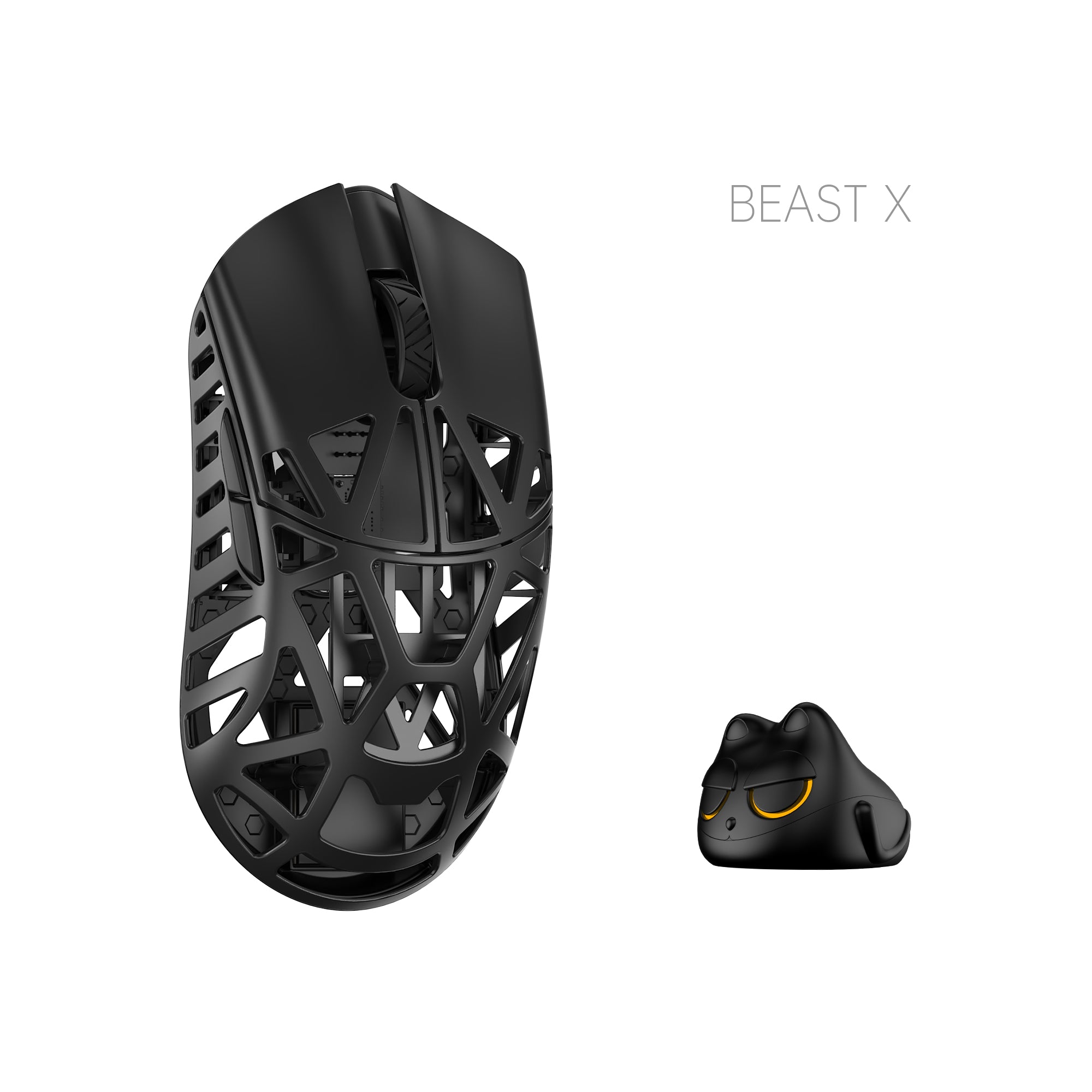#34 WLMOUSEBeastXminipro穴あり Silver(TTC) WLMouse Beast X Mini Pro - Ultra-Light Gaming Mouse – WLmouse