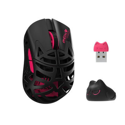 WLMOUSE Beast Miao Wireless Gaming Mouse Black/Red