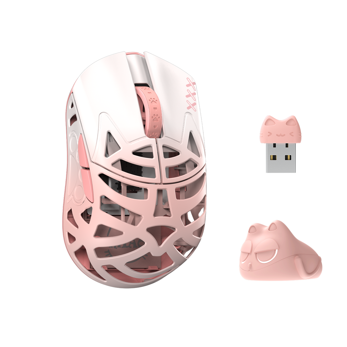 マウス・トラックボール WLMOUSE BEAST MIAO WHITE WLMOUSE Beast Miao Magnesium Gaming Mouse | 8K, PAW3950, Ultra-Light