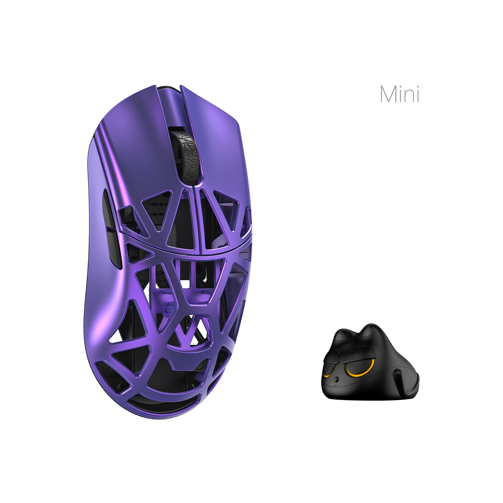 WLMOUSE Beast X Mini Pro Magnesium Gaming Mouse Solid Side Purple
