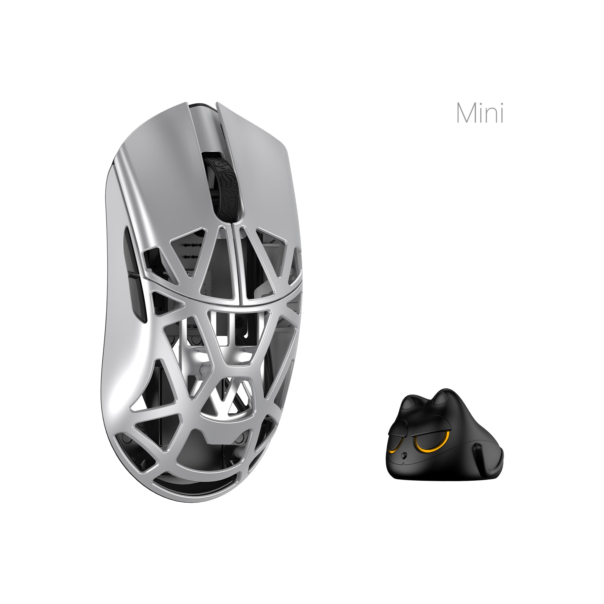 WLMOUSE Beast X Mini Pro Magnesium Gaming Mouse Solid Side Sliver