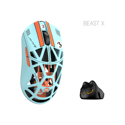 WLMOUSE Beast X Pro Wireless Gaming Mouse Orange/Blue