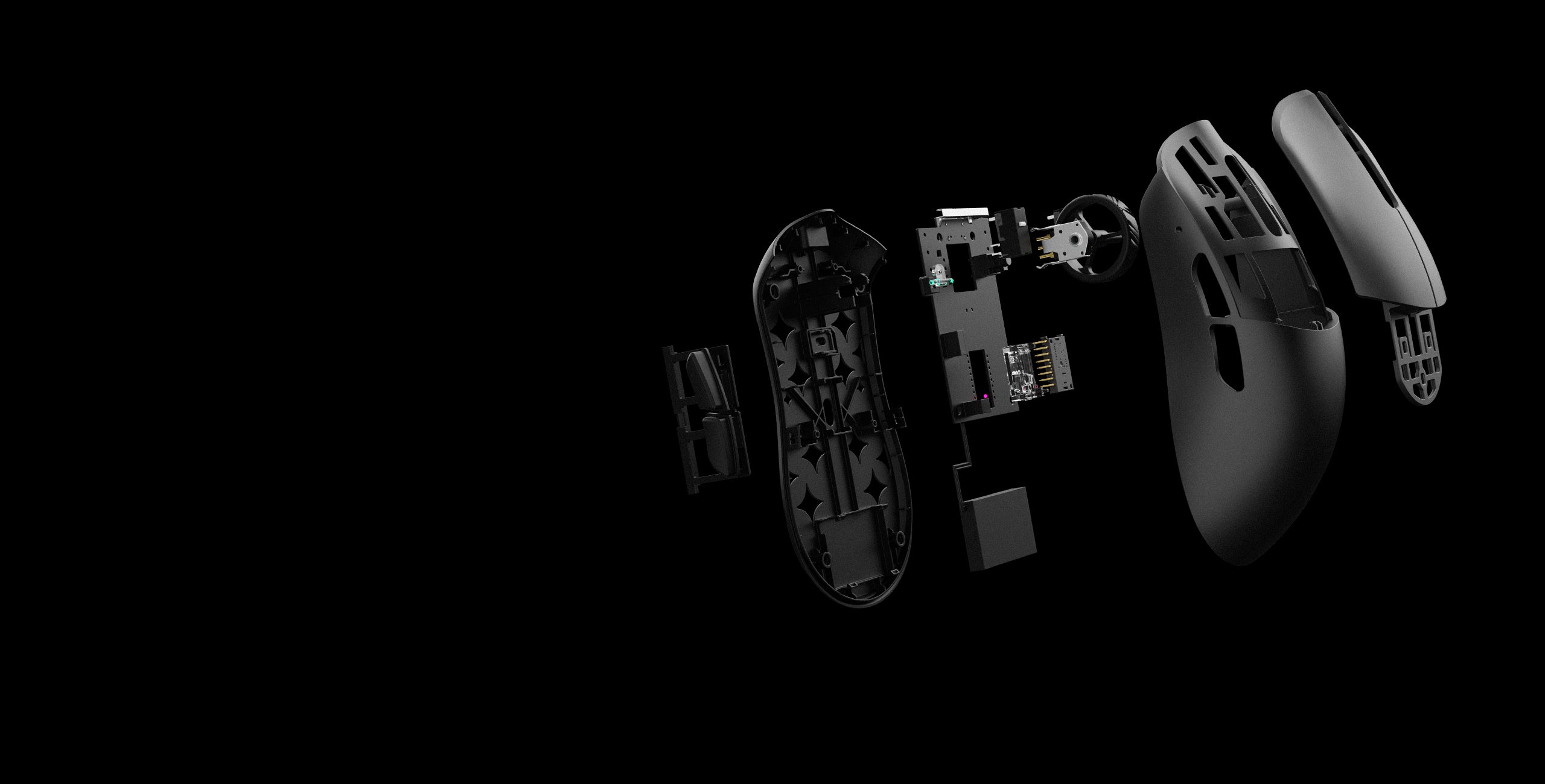 HUAN M 8K Wireless Gaming Mouse – Black | WLMOUSE