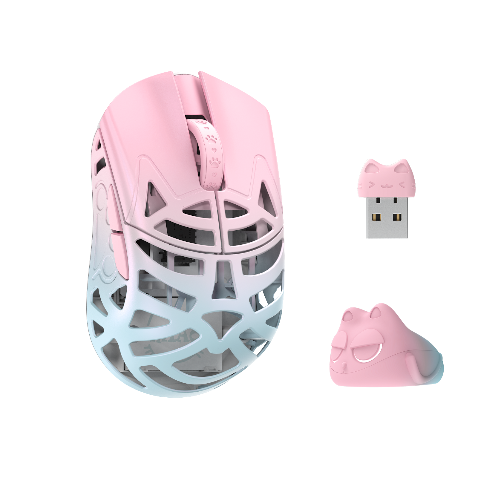 WLmouse BeastX MINI ピンク&ブルー WLMOUSE Beast Miao Magnesium Gaming Mouse – WLmouse