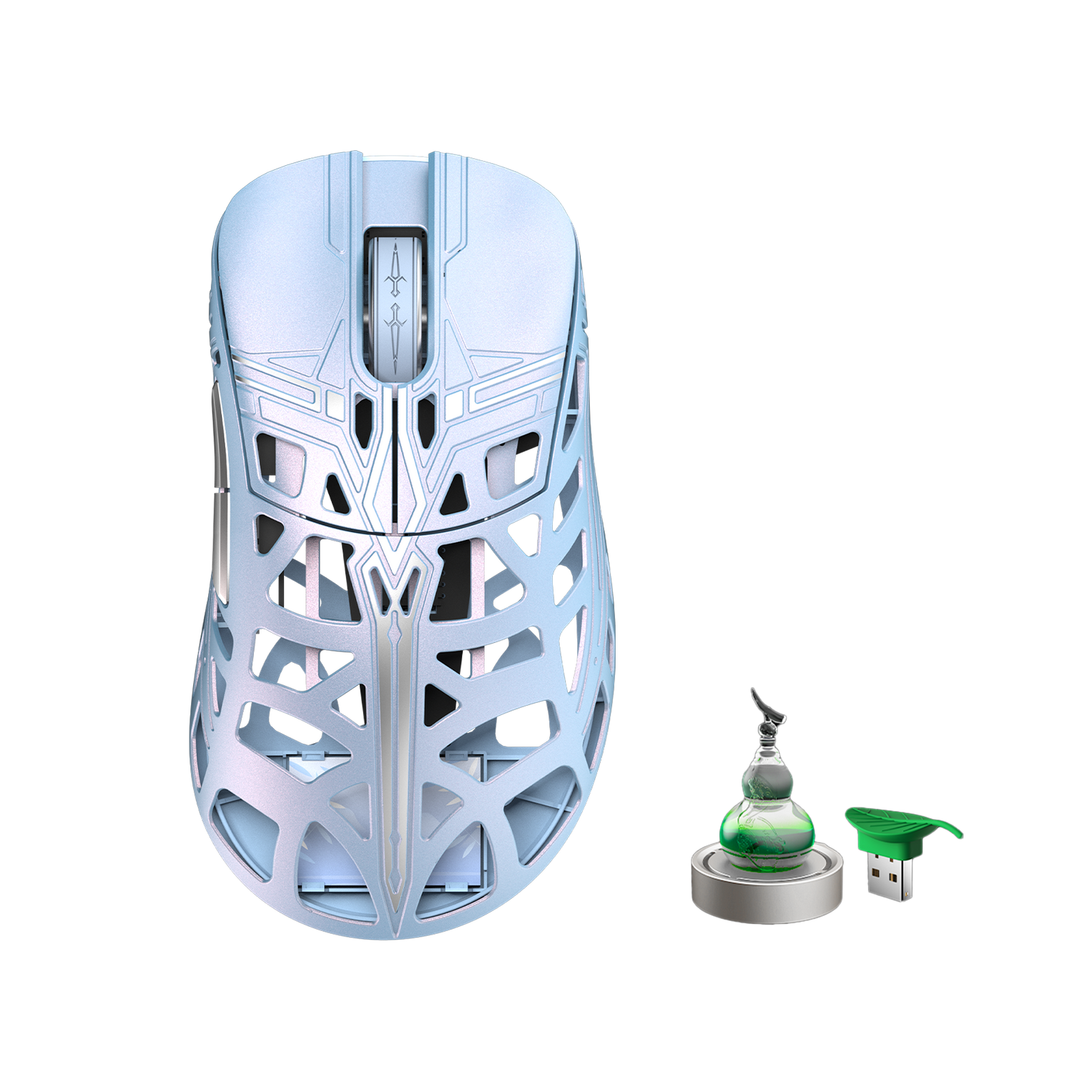 WLMOUSE × The Swords Magnesium Gaming Mouse-iceblue