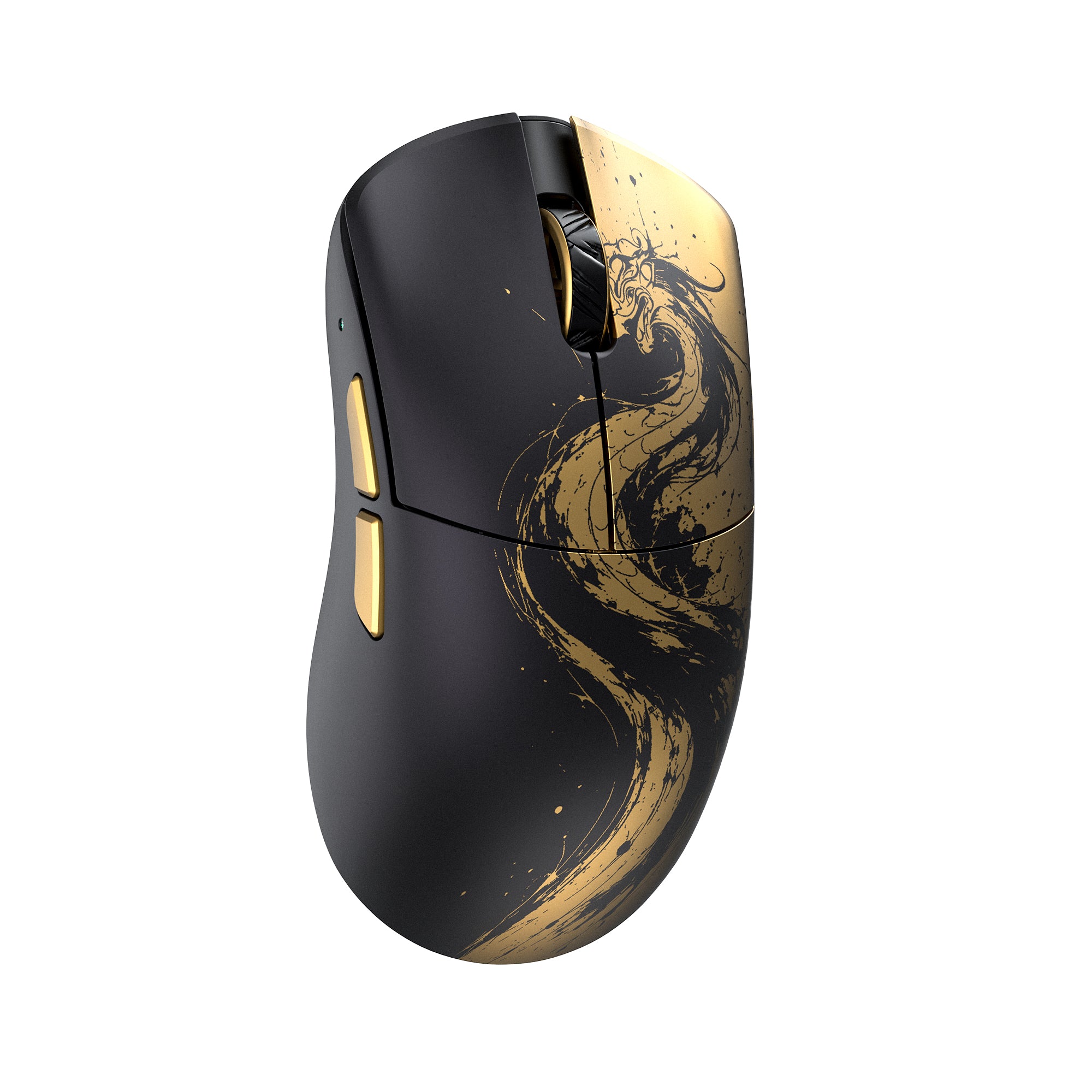 Huan M × Xi'an Museum Limited Edition Magnesium Alloy Gaming Mouse - Black / Gold