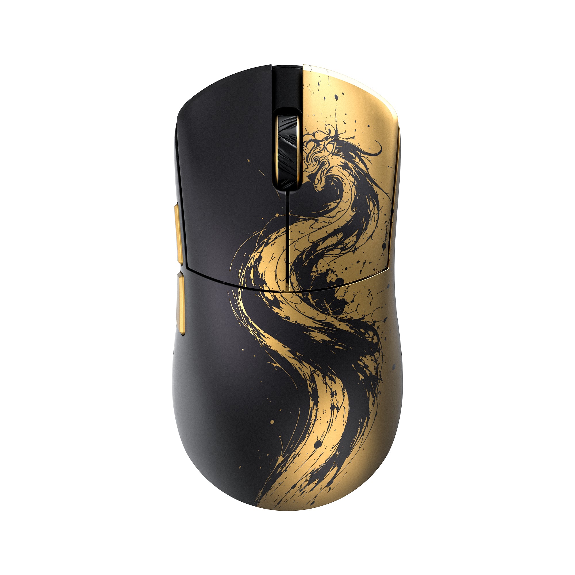Huan M × Xi'an Museum Limited Edition Magnesium Alloy Gaming Mouse - Black / Gold