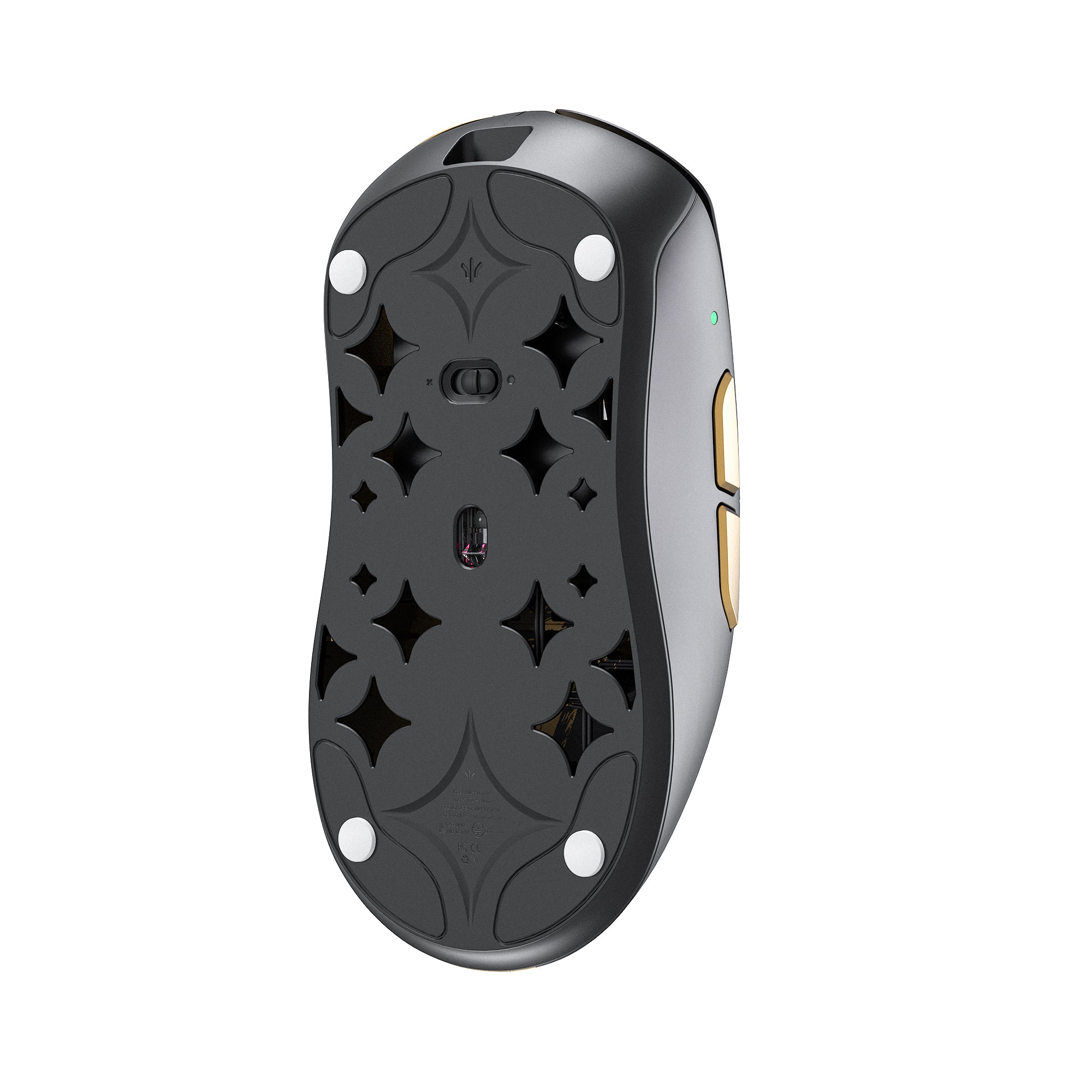 Huan M × Xi'an Museum Limited Edition Magnesium Alloy Gaming Mouse - Black / Gold