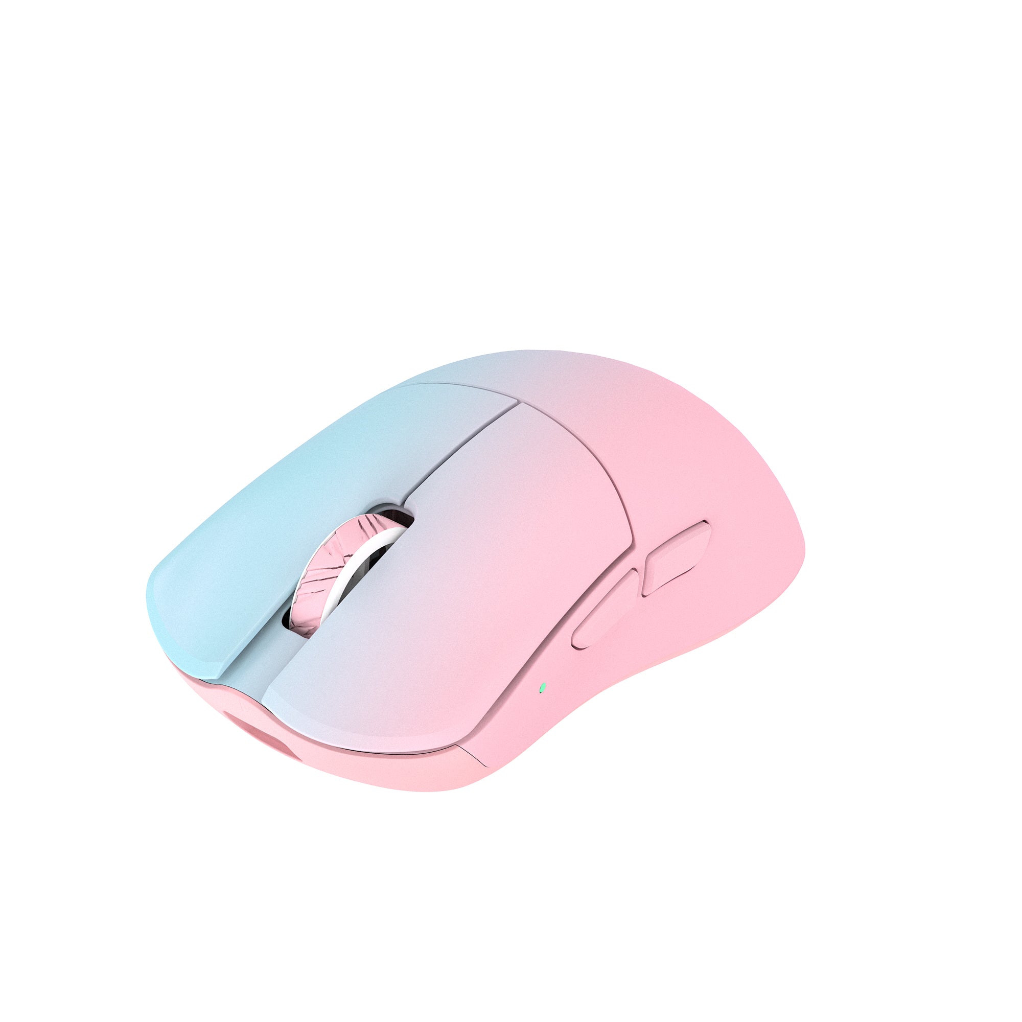 WLMOUSE HUAN M  Stainless Magnesium Alloy Gaming Mouse - Blue/Pink