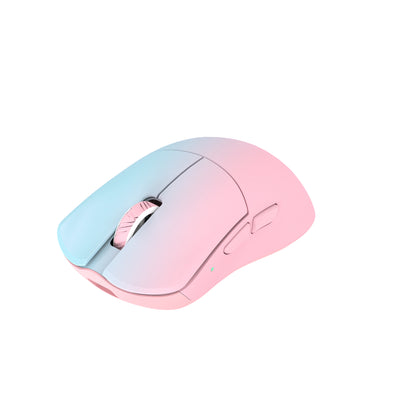 WLMOUSE HUAN M  Stainless Magnesium Alloy Gaming Mouse - Blue/Pink