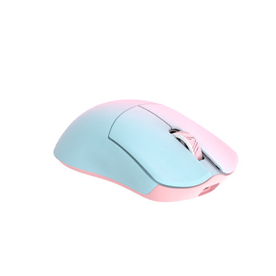 WLMOUSE HUAN M  Stainless Magnesium Alloy Gaming Mouse - Blue/Pink