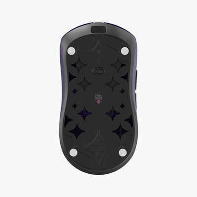 WLMOUSE HUAN M  Stainless Magnesium Alloy Gaming Mouse - Purple
