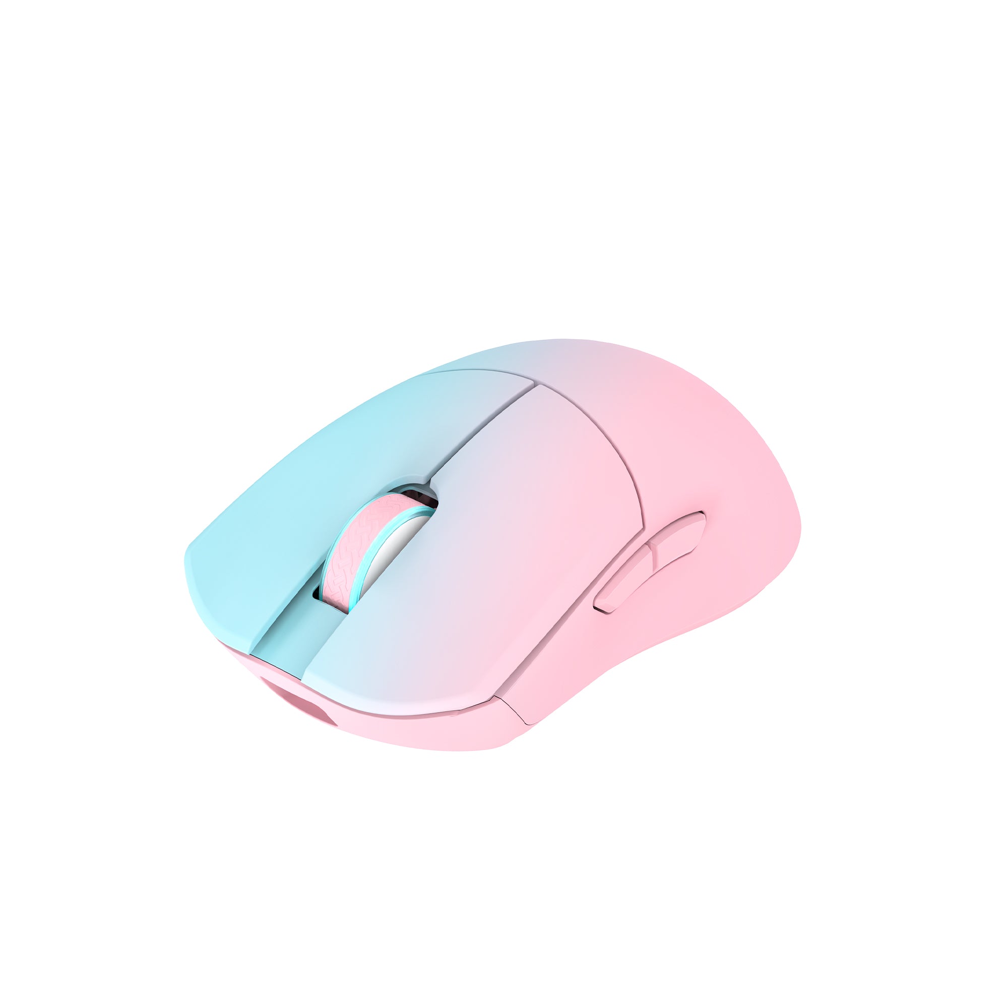 WLMOUSE HUAN Stainless Magnesium Alloy Gaming Mouse - Blue/Pink