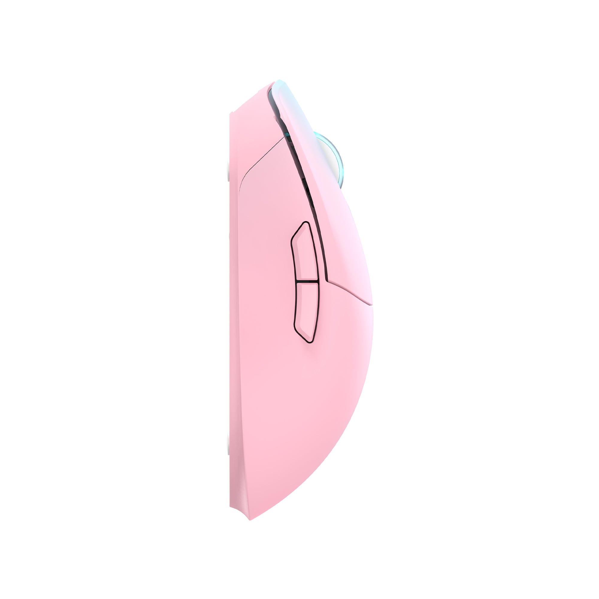 WLMOUSE HUAN Stainless Magnesium Alloy Gaming Mouse - Blue/Pink