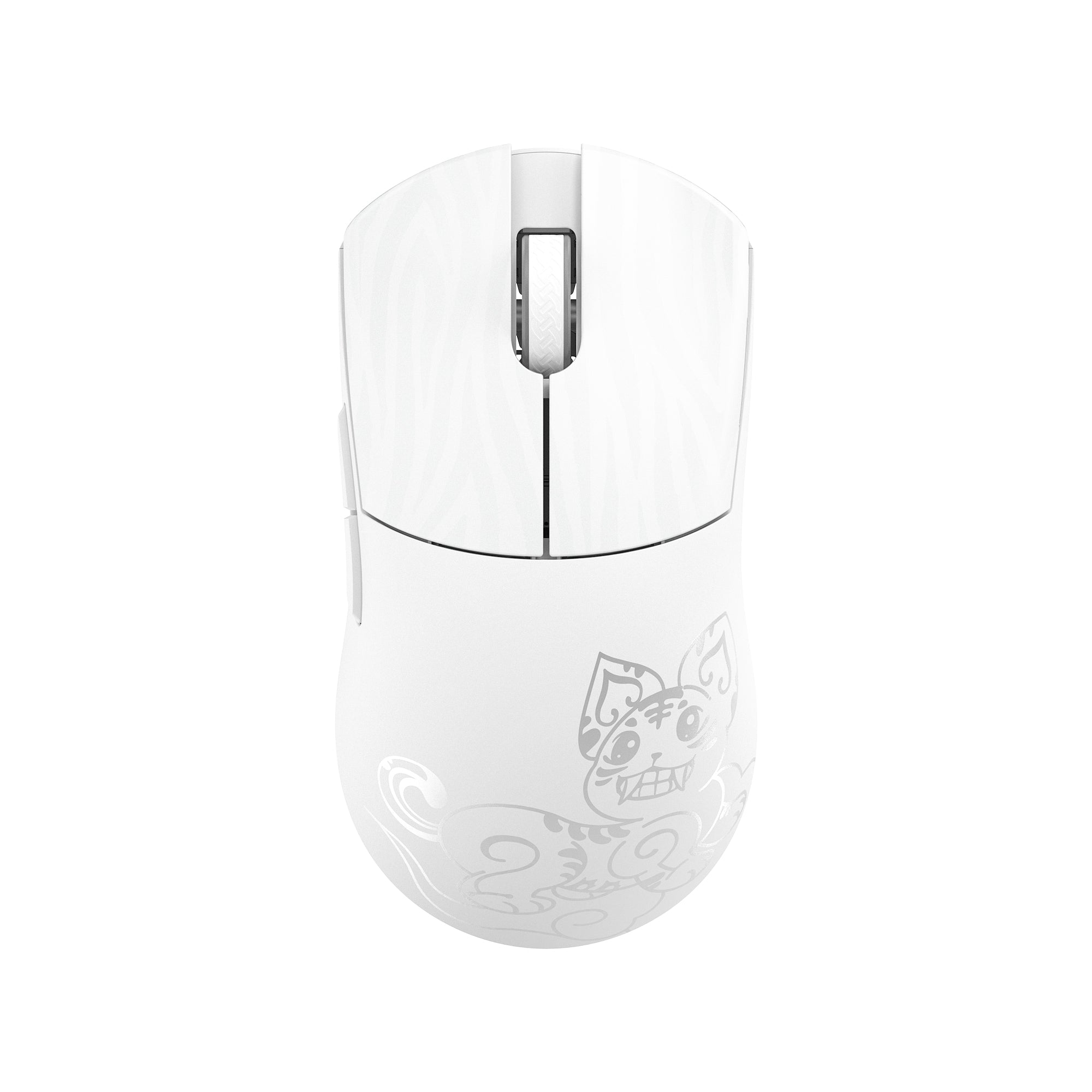 Huan × Xi'an Museum Limited Edition Magnesium Alloy Gaming Mouse - White / Silver