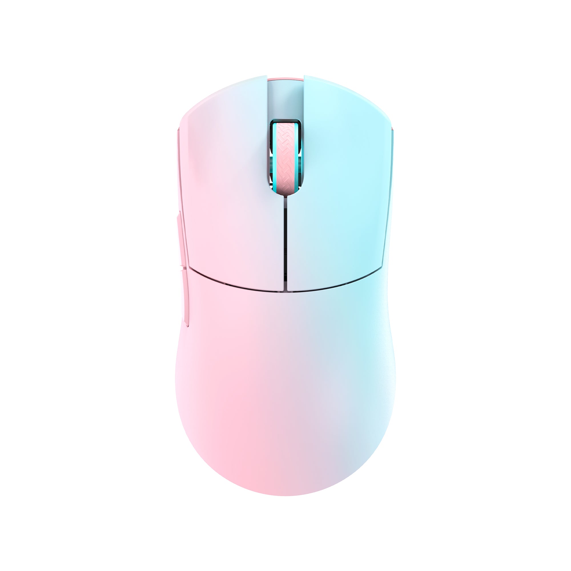 WLMOUSE HUAN Stainless Magnesium Alloy Gaming Mouse - Blue/Pink