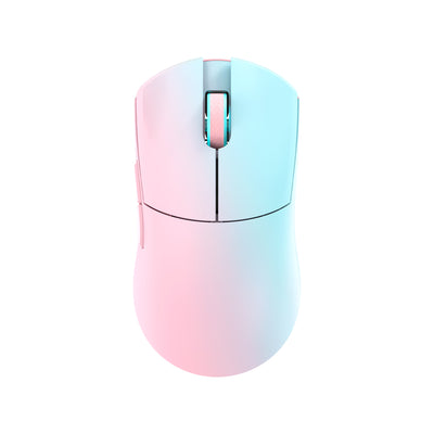 WLMOUSE HUAN Stainless Magnesium Alloy Gaming Mouse - Blue/Pink