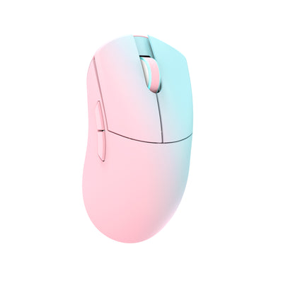 WLMOUSE HUAN Stainless Magnesium Alloy Gaming Mouse - Blue/Pink